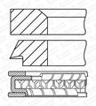 GOETZE ENGINE Kolbenringsatz Kolbenringzange für Toyota Yaris NLP13_ NSP13_