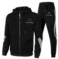 Herren Mercedes-Benz Trainingsanzug Hoodie und hose Freizeit Jogging Sport2024