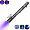 Zoomble 395nm UV Pen Licht Schwarzlicht LED Taschenlampe Stift Light Lampe AAA