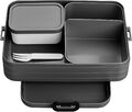 Mepal - Lunchbox Take A break large -Brotdose mit Fächern - 1500 ml Nordic Black