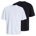 Jack & Jones Jungen 2er Pack Basic T-Shirts Gr. 128-176 JJEURBAN EDGE TEE JNR