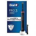 Braun Oral-B Pro 3 3000 CrossAction Black Edition, Elektrische Zahnbürste #W