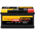 Autobatterie Starterbatterie Panther Black Edition +30%  12V 95Ah 950A P+95