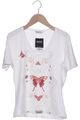 Comma T-Shirt Damen Shirt Kurzärmliges Oberteil Gr. EU 38 Weiß #xesj2nj