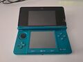 Nintendo 3DS Spielekonsole - Aqua Blau mit Micro SD Adapter und SD Karte (2GB)