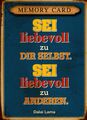 Postkarte Spruch Sei liebevoll zu dir selbst