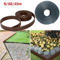 6m/12m/15m Rasenkante Mähkante Beetumrandung Lawn Edging Flexible Gartenzaun Neu