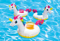 Intex Unicorn Einhorn schwimmender Getränkehalter 3er Set Pool Meer Urlaub