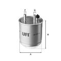 UFI Kraftstofffilter 24.117.00 für RENAULT