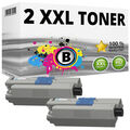 2x XXL TONER SCHWARZ für OKI MC351DN MC352DN MC361DN MC362DN MC561DN MC562DNW