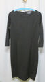 Elegantes Manguun Damen Jersey Shift Kleid Reise Cocktail Schwarz 3/4 Arm Gr.40 