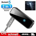 Auto Blue-tooth 5.0 Wireless 3.5mm Klinke AUX Empfänger Adapter Musik Audio KFZ