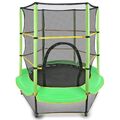 Gartentrampolin Kinder Trampolin Jumping Fitness Trampolin Pink Outdoor 140cm DE