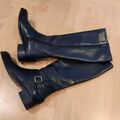 Damen Leder Stiefel Buffalo London Reiter od. Biker Stil Gr.39/ 40 wie neu