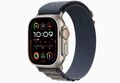 Apple Watch Ultra 2 49mm Titangehäuse mit Alpine Loop - Blau, Groß (GPS +...