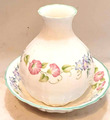 Royal Worcester English Garden Knospenvase 13 cm und Schale Fine Bone China