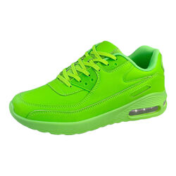 Damen Herren Sneaker Neon Grün Sportschuhe Turnschuhe Freizeitschuhe NEU 73834