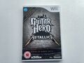 Nintendo Wii Guitar Hero Metallica Spiel - Toller Zustand - komplett - PAL UK