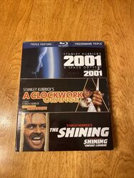 The Shining / A Clockwork Orange / 2001 A Space Odyssey (Triple Feature Blu-Ray)