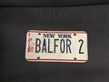 USA PERSONEL LICENCE PLATE ORIGINAL NEW YORK