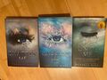 Shatter Me + Unravel Me + Unite Me von Tahereh Mafi (auf Englisch)