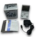 Nintendo Game Boy Advance SP Tribal Limited Edition Silber OVP - Display Fehler!