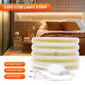 230V COB LED Streifen Stripe 288LEDs/m Band Leiste Lichtschlauch Selbstklebend