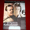 DDR-Kinoplakat EINER FLOG ÜBER DAS KUCKUCKSNEST Jack Nicholson Louise Fletcher