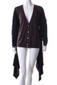 DKNY Cardigan Damen Gr. DE 36 schwarz-braun Casual-Look