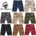 Rock Creek Herren Cargo Short Chinoshorts Bermudas Cargoshorts mit Gürtel H-171