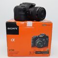 Sony Alpha SLT-A58K 20.1 MP SLR-Digitalkamera Kit mit 18 - 55mm Objektiv