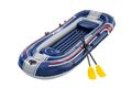 Aufblasbares Schlauchboot-Set Paddelboot für 3 Personen 307 x 126 x 39 cm