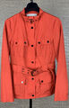 ZARA Basic Damen Gr. S Jacke Übergangsjacke orangerot rot Jacket Blazer 701