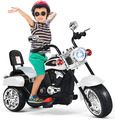 GOPLUS 6V Elektromotorrad Für Kinder, Dreirad Kindermotorrad Mit Vor-Und Rückwär