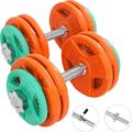 GORILLA SPORTS® Kurzhanteln 2er Set 30kg Hantelset Kurzhantelset Hantelscheiben