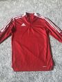 Rote Adidas Trainingsjacke in Größe. S