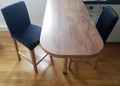 IKEA Barhocker Bergmund 2er Set | Dunkelgrau | Helles Holz | sehr guter Zustand