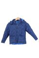 TCM Steppjacke Kinder Gr. 48 Blau Kapuze Polyester