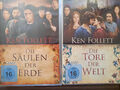 Die Säulen der Erde  / Die Tore der Welt - von Ken Follett (2013, DVD)