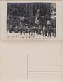 Ansichtskarte  Parade Gruppe Männer in weißen Hosen (Landsmannschaft?) 1916