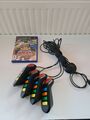 Buzz! Junior Ace Racers PS2 Spiel + Buzz Controller 1-4 Spieler UK getestet 