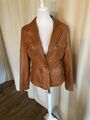 Echt Leder Jacke Maze 38 cognac