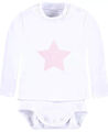 2in1 Body Shirt Gr.56 62 74 80 86 Bellybutton NEU 100%baumwolle Stern rosa baby