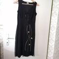 Kleid Schwarz Gr 34 XS Alba Moda