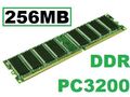 256MB DDR DDR1 RAM Speicher PC3200 400MHz 184-pin 2.5V Arbeitsspeicher STANDARD