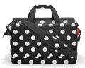 reisenthel allrounder L pocket Reisetasche Tasche dots white MK7073