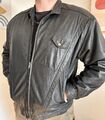 Vintage Echtleder Jacke. Made in Korea “Steel” Brand.