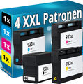 4x TINTE PATRONEN für HP 932XL+933XL OFFICEJET 6100 6600 6700 7110 7510A 7610