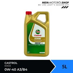 Castrol Edge 0W-40 A3/B4 VW MB 229.5 BMW Longlife RN 5 Liter