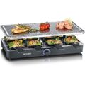 Severin RG2372 Raclette-Partygrill 8 Pfännchen, 1400 W Grill